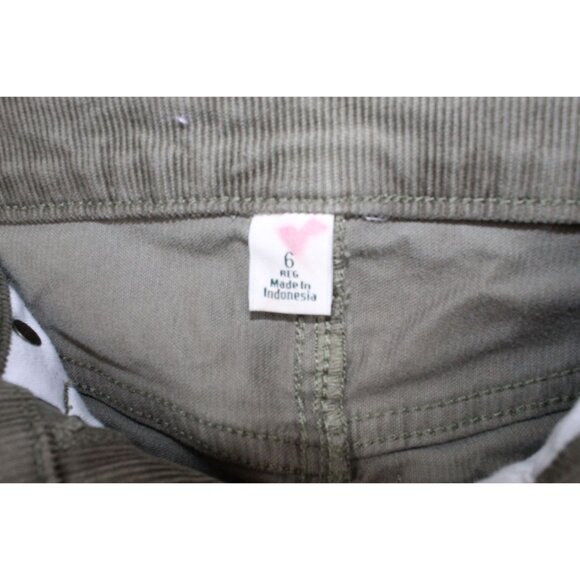 LL Bean BeanFlex Five Pocket Corduroy Pants Mid Rise Straight Leg 6 Reg - Picture 5 of 12